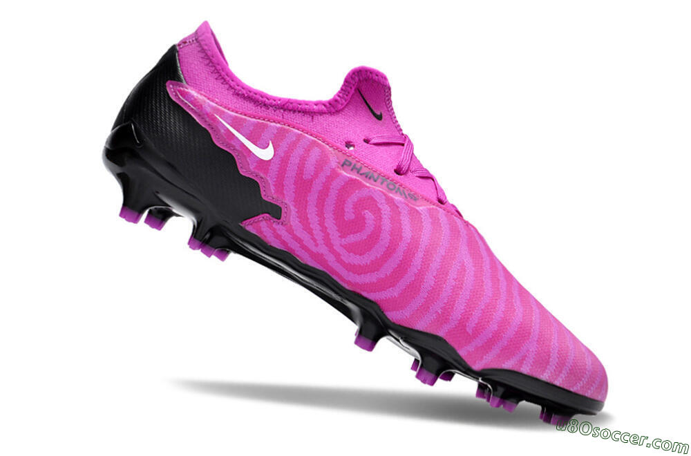 Nike Phantom GX Academy FG Firm Ground Soccer Cleats - Pink/Purple/Black 4