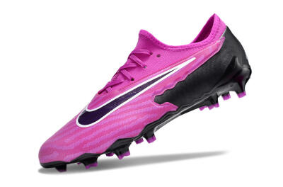 Nike Phantom GX Academy FG Firm Ground Soccer Cleats - Pink/Purple/Black