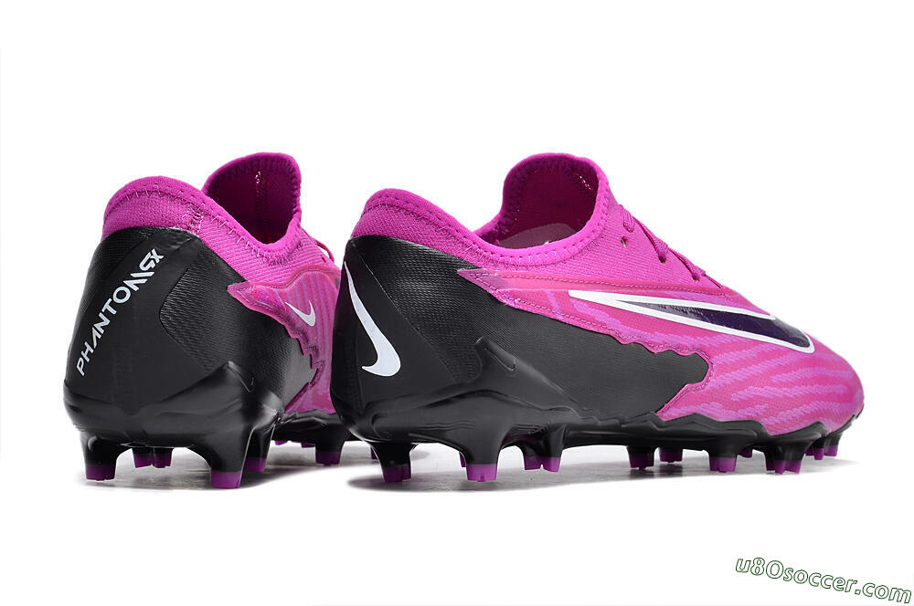 Nike Phantom GX Academy FG Firm Ground Soccer Cleats - Pink/Purple/Black 6
