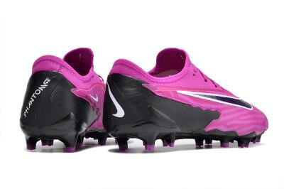 Nike Phantom GX Academy FG Firm Ground Soccer Cleats - Pink/Purple/Black