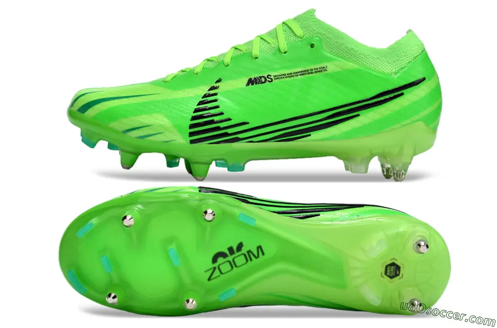 SG Soft Ground Soccer Cleats | Yellow, Green, Black Colorway