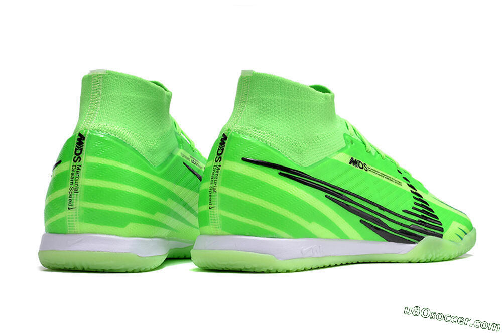 Nike Air Zoom Mercurial Superfly 9 Elite Dream Speed 2024 IC Indoor & Futsal Soccer Shoes - Yellow/Green/Black 6