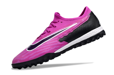 Nike React Phantom GX Pro TF Artificial Turf Soccer Shoes - Pink/Purple/Black