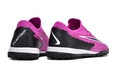 Nike React Phantom GX Pro TF Artificial Turf Soccer Shoes - Pink/Purple/Black