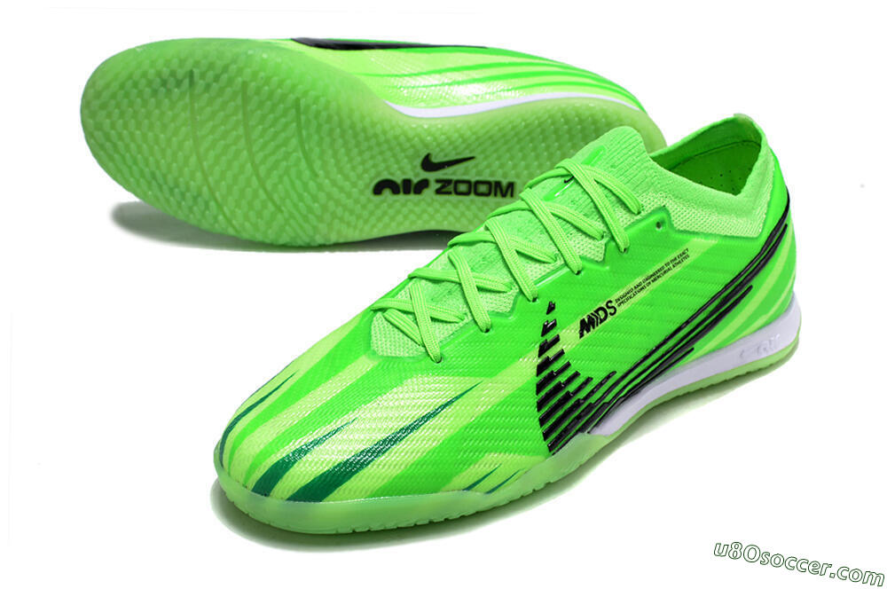 Nike Air Zoom Mercurial Vapor 15 Elite Dream Speed 2024 IC Indoor & Futsal Soccer Shoes - Yellow/Green/Black 3