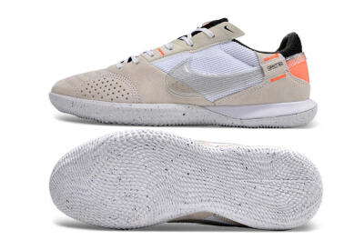 Nike Street Gato IC Indoor & Futsal Soccer Shoes - Brown/White/Orange