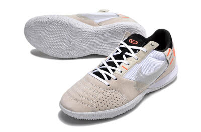 Nike Street Gato IC Indoor & Futsal Soccer Shoes - Brown/White/Orange