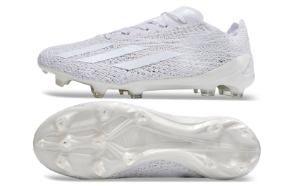 Adidas X Crazyfast Strung+ FG Firm Ground Soccer Cleats - White/Beige