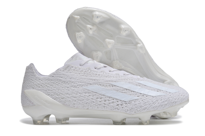 Adidas X Crazyfast Strung+ FG Firm Ground Soccer Cleats - White/Beige
