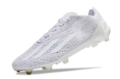 Adidas X Crazyfast Strung+ FG Firm Ground Soccer Cleats - White/Beige