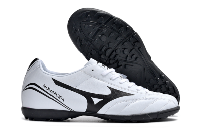 Mizuno Monarcida Neo Ckassic TF Artificial Turf Soccer Shoes - White/Black