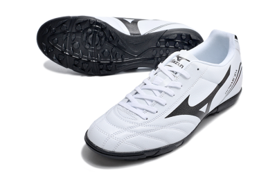 Mizuno Monarcida Neo Ckassic TF Artificial Turf Soccer Shoes - White/Black