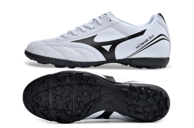 Mizuno Monarcida Neo Ckassic TF Artificial Turf Soccer Shoes - White/Black