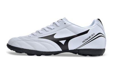 Mizuno Monarcida Neo Ckassic TF Artificial Turf Soccer Shoes - White/Black