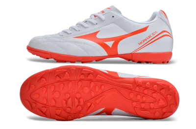 Mizuno Monarcida Neo Ckassic TF Artificial Turf Soccer Shoes - White/Red
