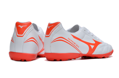 Mizuno Monarcida Neo Ckassic TF Artificial Turf Soccer Shoes - White/Red