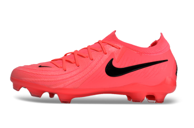 Nike Phantom Luna 2 Elite LV8 FG Firm Ground Soccer Cleats - Red/Black/Pink