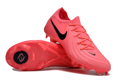 Nike Phantom Luna 2 Elite LV8 FG Firm Ground Soccer Cleats - Red/Black/Pink
