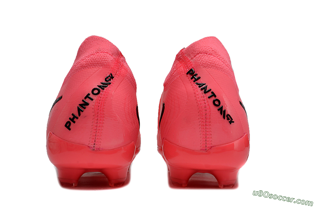 Nike Phantom Luna 2 Elite LV8 FG Firm Ground Soccer Cleats - Red/Black/Pink 5