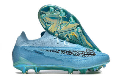 Nike Phantom GX Elite FG Firm Ground Soccer Cleats - Blue/Black/Gold