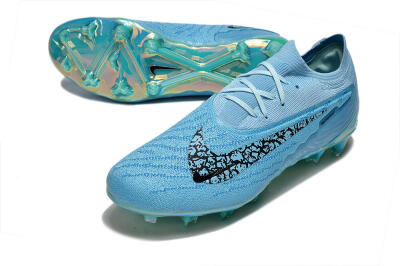Nike Phantom GX Elite FG Firm Ground Soccer Cleats - Blue/Black/Gold