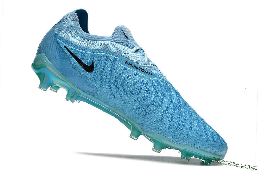 Nike Phantom GX Elite FG Firm Ground Soccer Cleats - Blue/Black/Gold 4