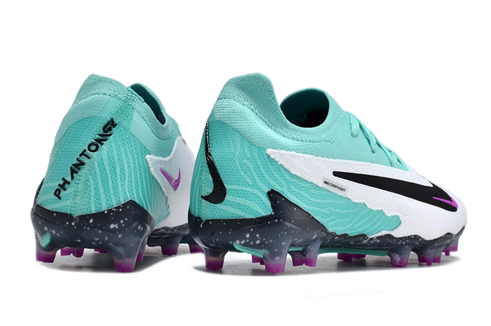 Nike Phantom GX Elite Peak Ready FG Firm Ground Soccer Cleats - Turquoise/Black/Fuchsia Dream/White 6