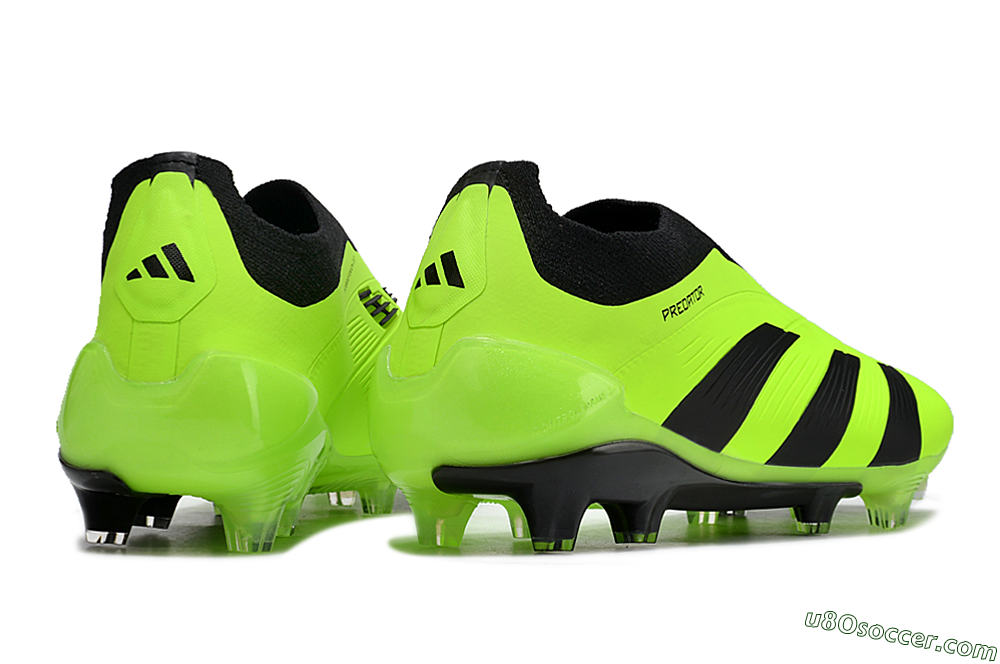 Adidas Predator Accuracy+ FG Firm Ground Soccer Cleats - Yellow/Black 6