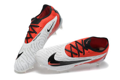Nike Phantom GX Elite FG Firm Ground Soccer Cleats - White/Red/Black