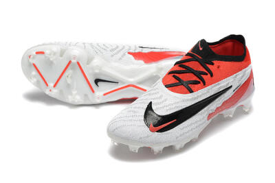 Nike Phantom GX Elite FG Firm Ground Soccer Cleats - White/Red/Black