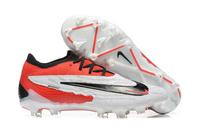 Nike Phantom GX Elite FG Firm Ground Soccer Cleats - White/Red/Black