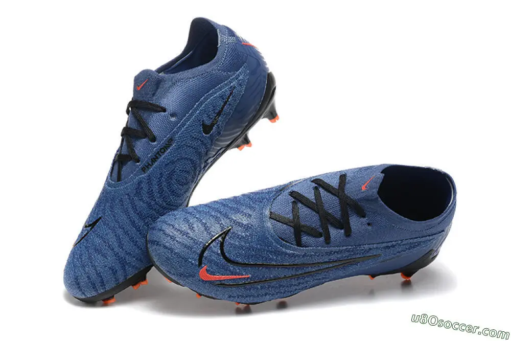 NIKEファントム Premium FG Firm Ground Soccer Cleats | Blue, Orange, Black