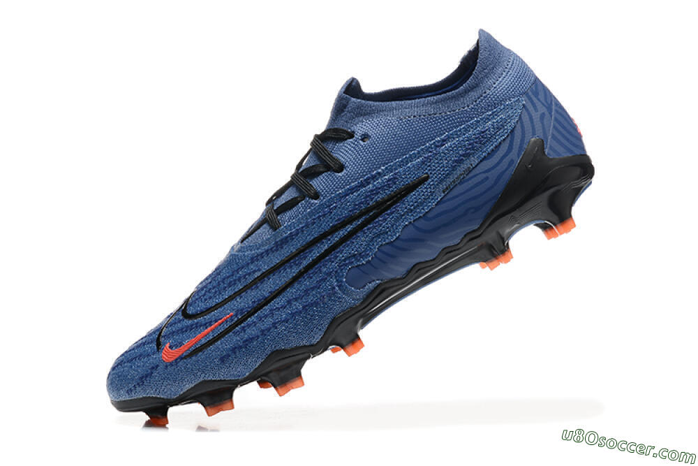 Nike Phantom GX Elite FG Firm Ground Soccer Cleats - Blue/Orange/Black 8