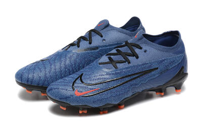 Nike Phantom GX Elite FG Firm Ground Soccer Cleats - Blue/Orange/Black