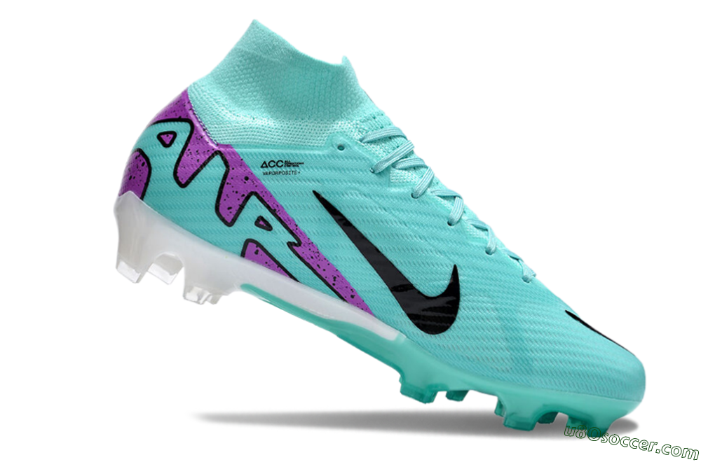 Nike Air Zoom Mercurial Superfly 9 Elite FG Firm Ground Soccer Cleats - Blue/Black/Purple 4