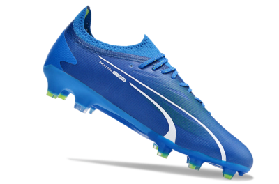Puma Ultra Ultimate FG Firm Ground Soccer Cleats - Blue/White/Yellow