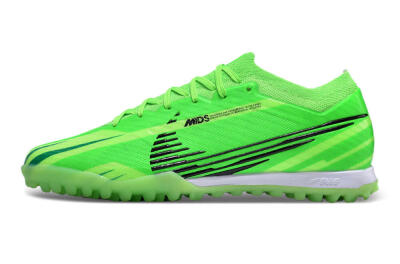 Nike Air Zoom Mercurial Vapor 15 Elite TF Artificial Turf Soccer Shoes - Green/Black/Whtie