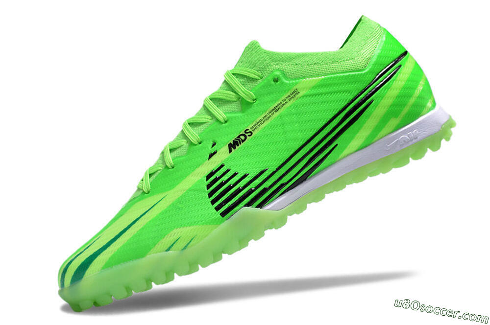 Nike Air Zoom Mercurial Vapor 15 Elite TF Artificial Turf Soccer Shoes - Green/Black/Whtie 5