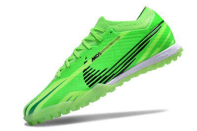 Nike Air Zoom Mercurial Vapor 15 Elite TF Artificial Turf Soccer Shoes - Green/Black/Whtie