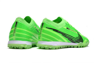 Nike Air Zoom Mercurial Vapor 15 Elite TF Artificial Turf Soccer Shoes - Green/Black/Whtie
