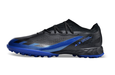 Adidas X Crazyfast.1 TF Artificial Turf Soccer Shoes - Black/Blue