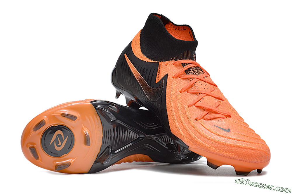 Nike Phantom Luna Elite NU FG Firm Ground Soccer Cleats - Orange/Black 3