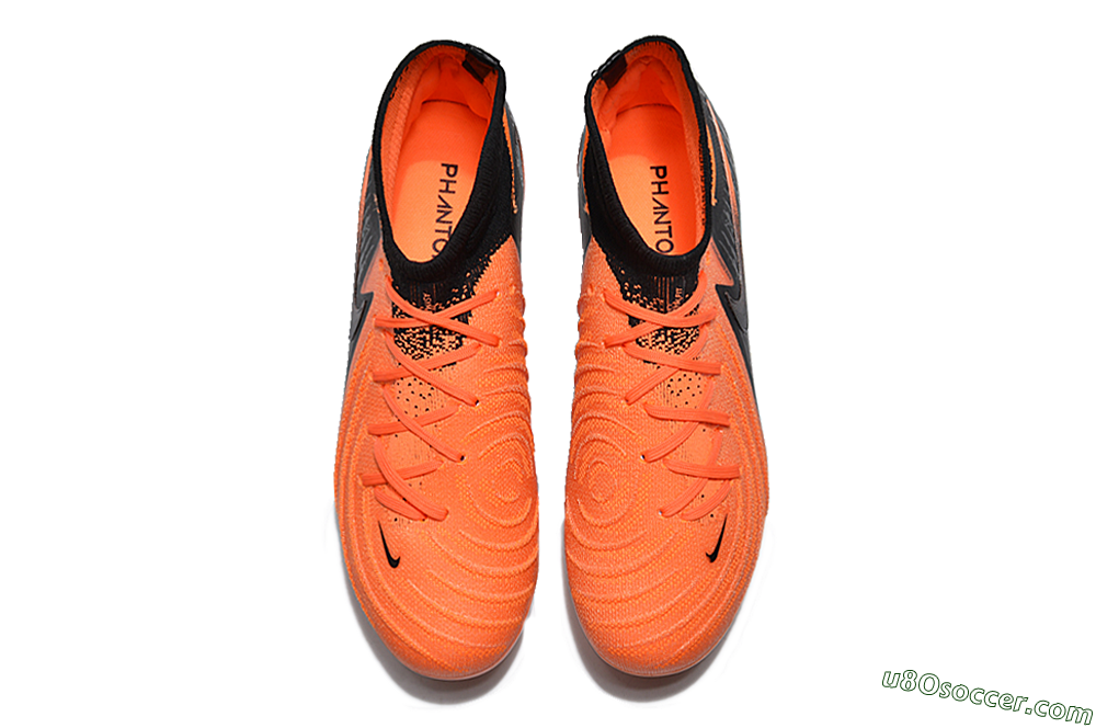 Nike Phantom Luna Elite NU FG Firm Ground Soccer Cleats - Orange/Black 4