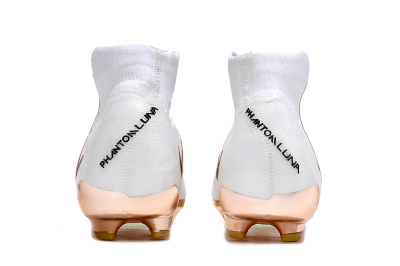 Nike Phantom Luna Elite NU FG Firm Ground Soccer Cleats - White/Black/Gold