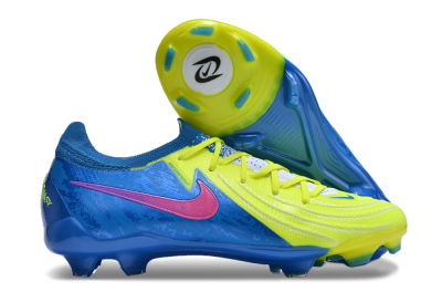 Nike Phantom Luna Elite FG Firm Ground Soccer Cleats - Yellow/Blue/Pink
