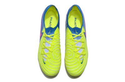 Nike Phantom Luna Elite FG Firm Ground Soccer Cleats - Yellow/Blue/Pink