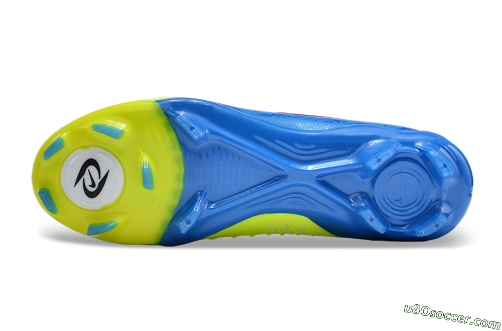 Nike Phantom Luna Elite FG Firm Ground Soccer Cleats - Yellow/Blue/Pink 6