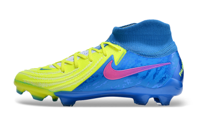 Nike Phantom Luna Elite NU FG Firm Ground Soccer Cleats - Yellow/Blue/Pink