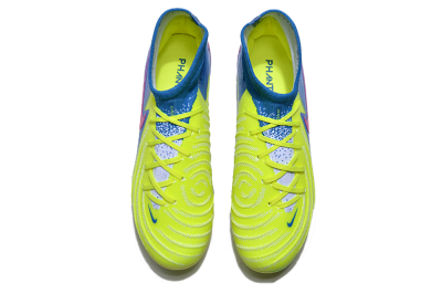 Nike Phantom Luna Elite NU FG Firm Ground Soccer Cleats - Yellow/Blue/Pink