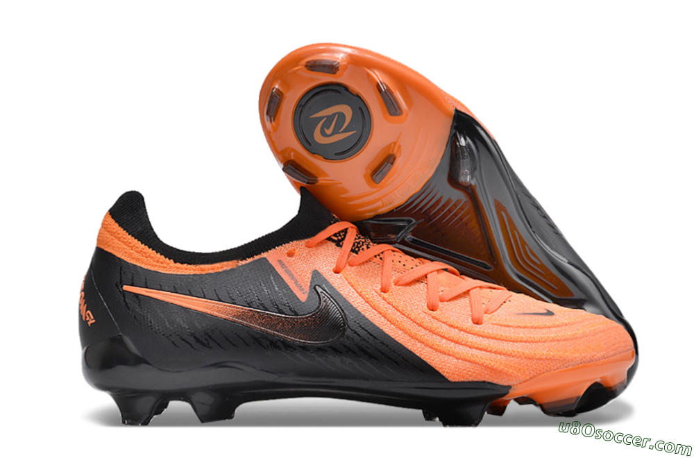 Nike Phantom Luna Elite FG Firm Ground Soccer Cleats - Orange/Black 1